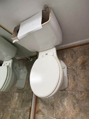 Toilet Replacement, Floor Repair and New Pipe Installation