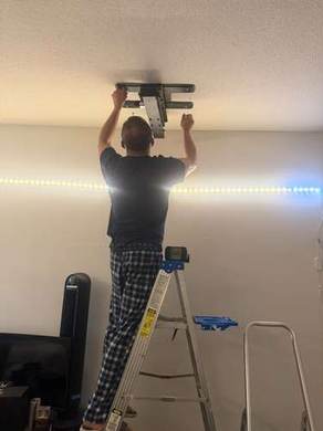 TV Wall Mounting and Cable Setup