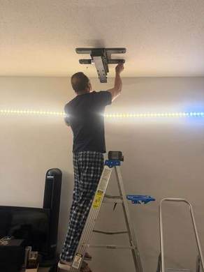 TV Wall Mounting and Cable Setup